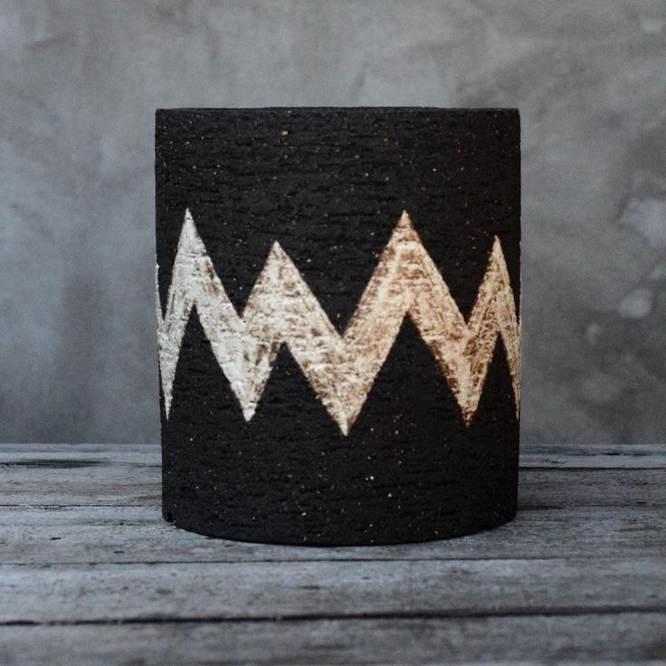 Candle Zigzag Jar